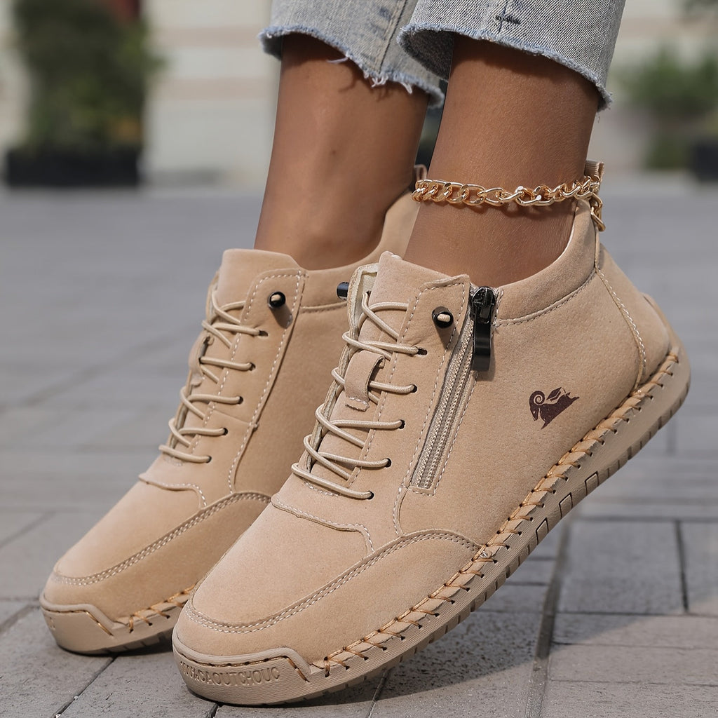 Mila  – Komfortable orthopädische Sneakers + Reißverschluss