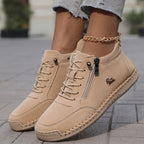 Mila  – Komfortable orthopädische Sneakers + Reißverschluss