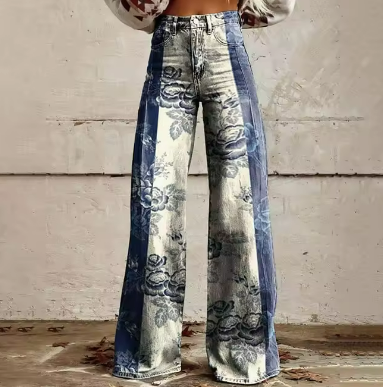 Mia™ - Boho Two Tone Trousers