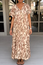 Colette | Loose Dress with V-Neck
