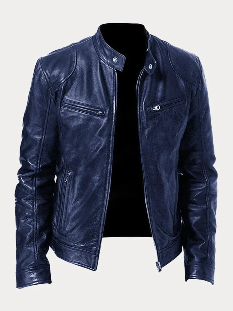 Chaqueta de cuero signature