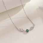 Stylish Little Fragrant Deer Antlers and A Deer with You Necklace, Small and Fresh Valentine’s Day Gift for Your Girlfriend