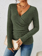 AURORA - Tummy Tucking Long Sleeve Top - DWOD4 - YD045016 - MOOD Melbourne