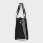 Olivia | Glossy Crocodile Pattern Handbag