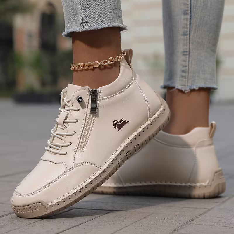 Mila  – Komfortable orthopädische Sneakers + Reißverschluss