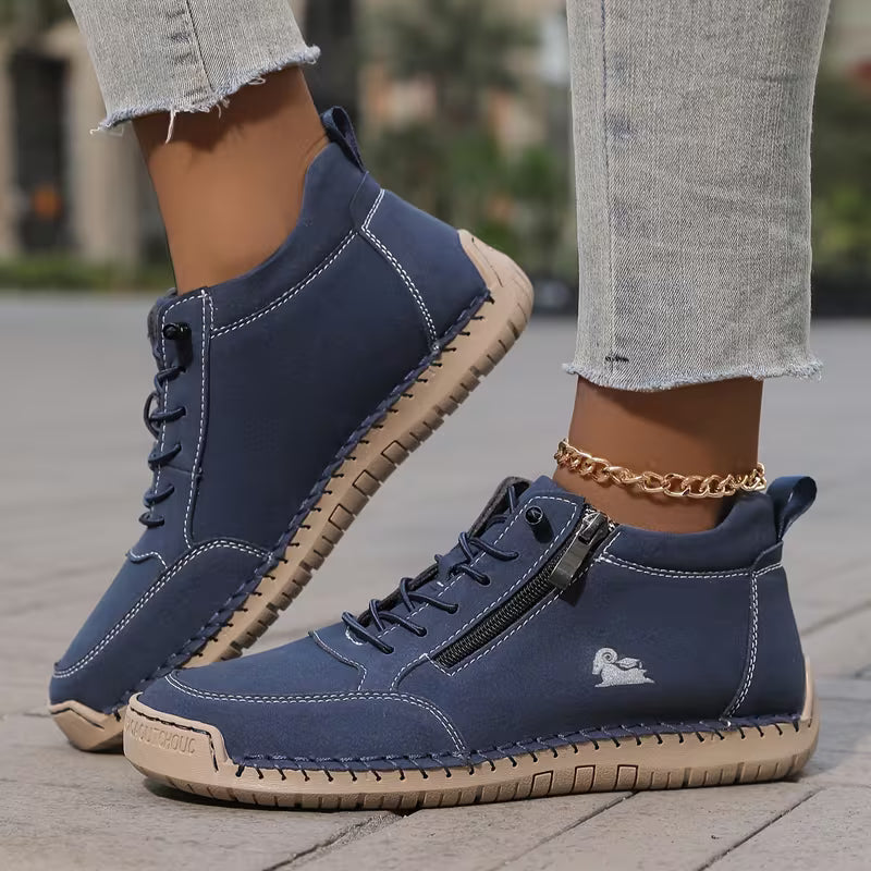 Mila  – Komfortable orthopädische Sneakers + Reißverschluss
