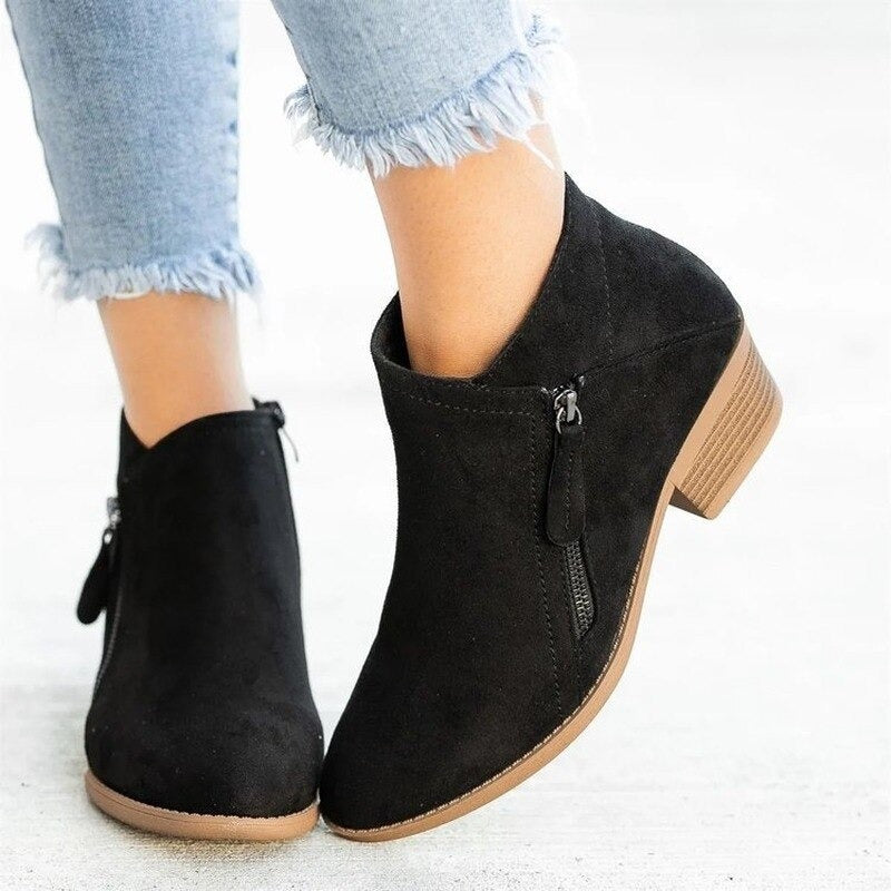 PREMIUM LADIES ORTHOPEDIC HEELED AUTUMN BOOTS 2025
