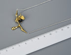 Dripping Honey & Bee Necklace