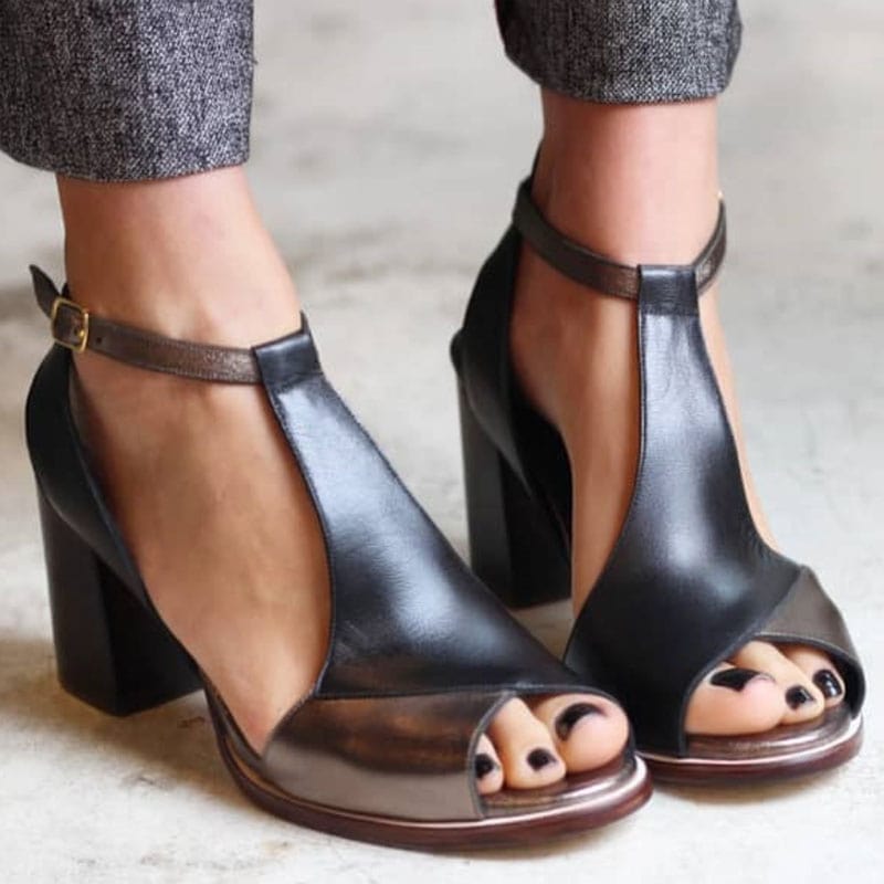 Anyao - Patchwork Sandals