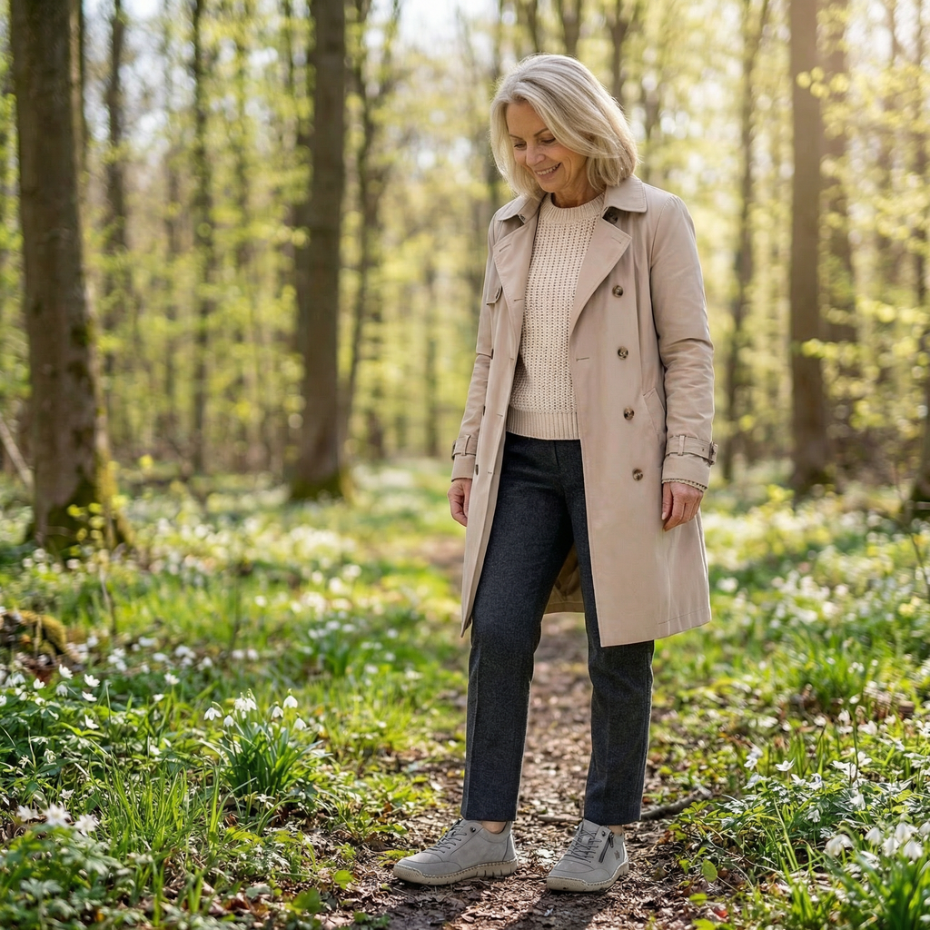Mila  – Komfortable orthopädische Sneakers + Reißverschluss