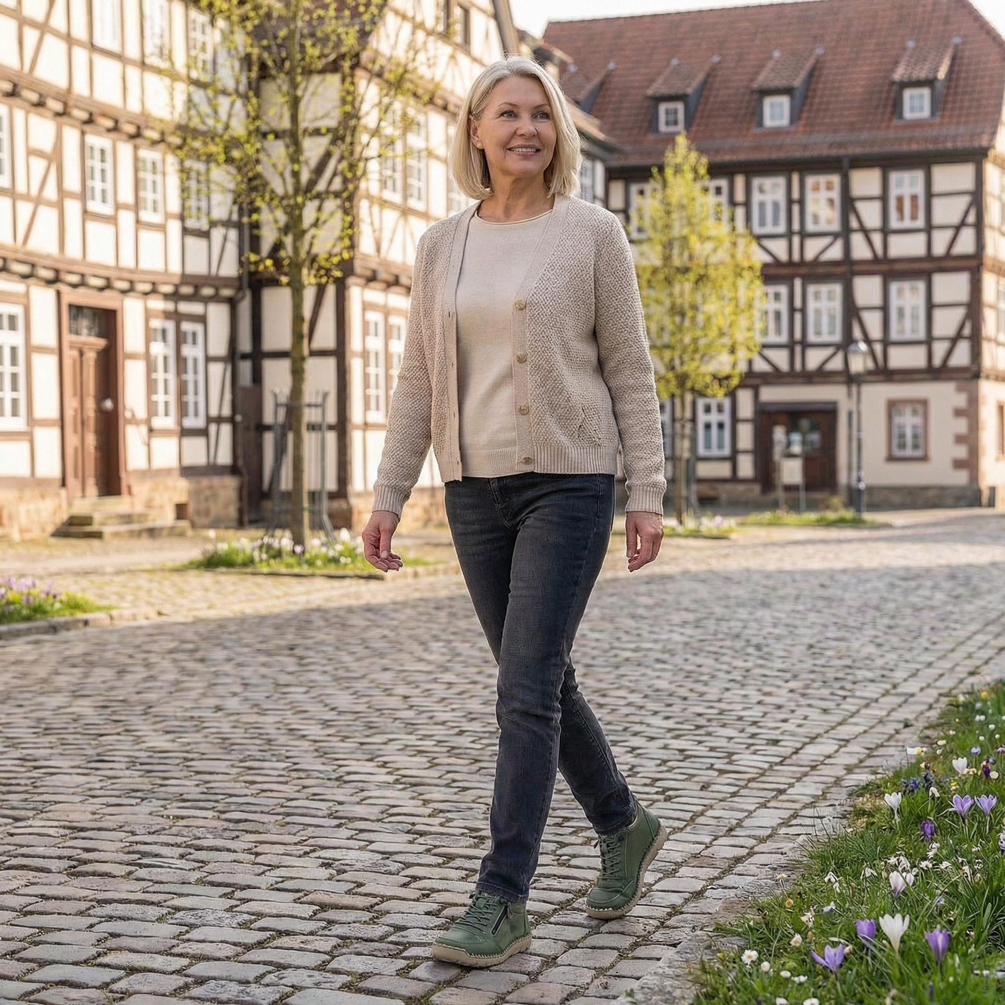 Mila  – Komfortable orthopädische Sneakers + Reißverschluss