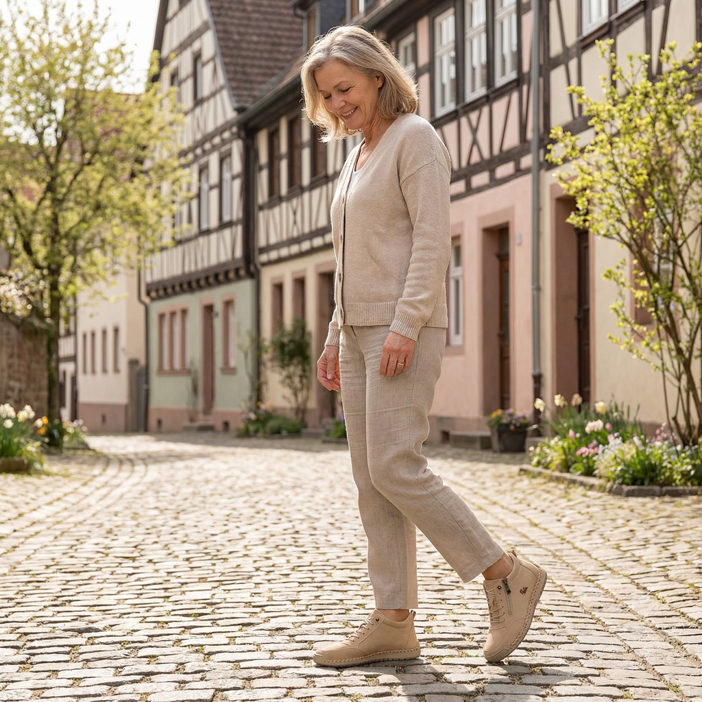 Mila  – Komfortable orthopädische Sneakers + Reißverschluss