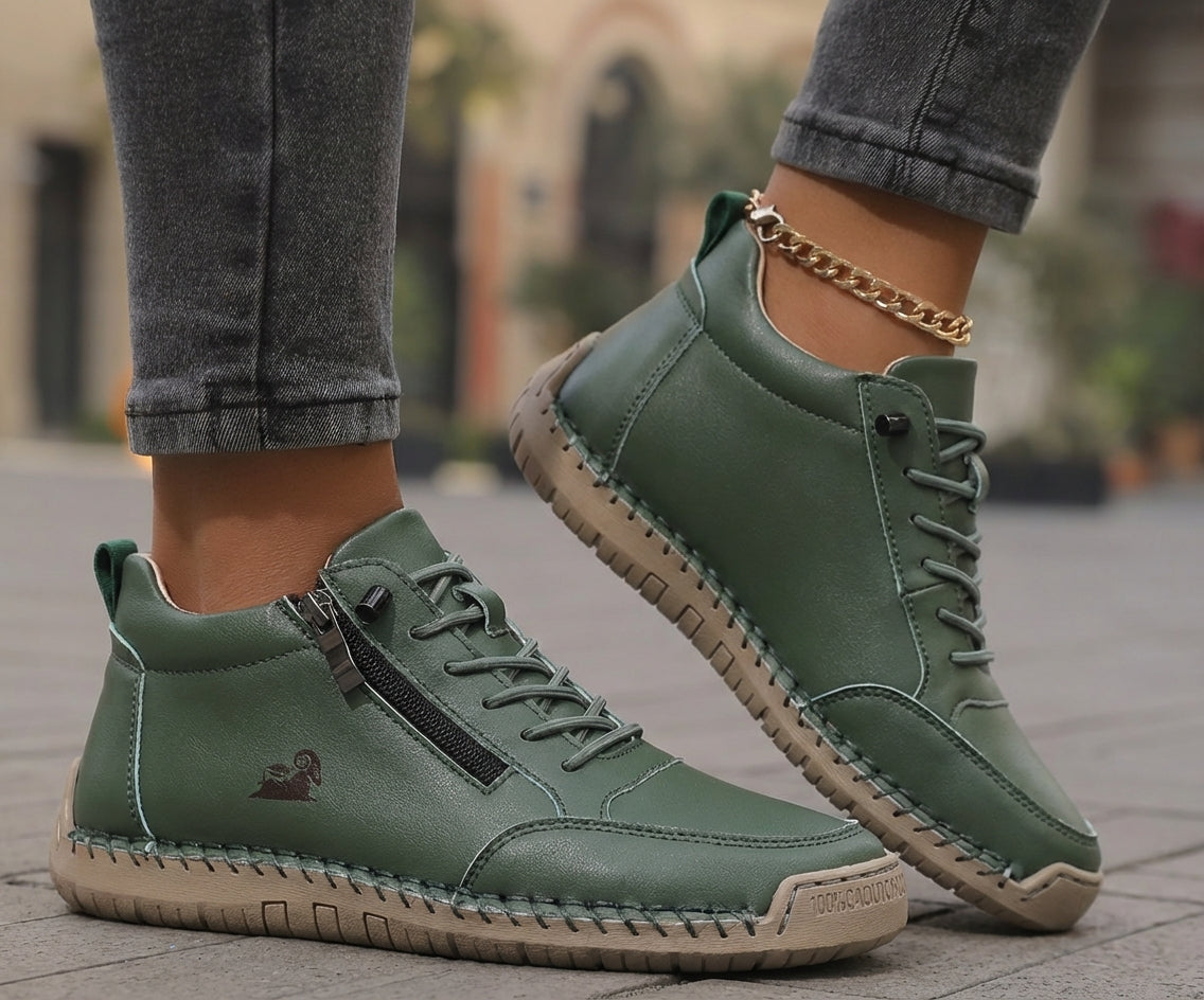 Mila  – Komfortable orthopädische Sneakers + Reißverschluss