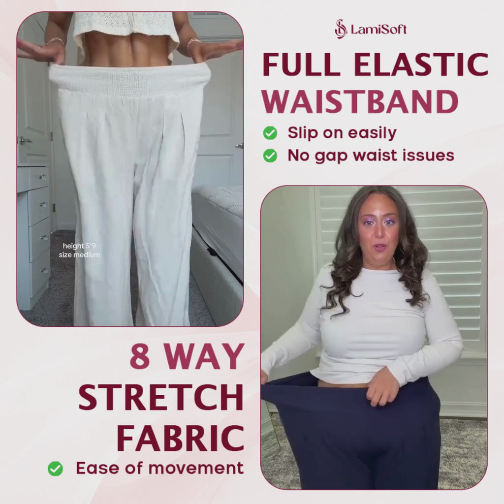 Lamisoft - Belly Covering wide leg pants